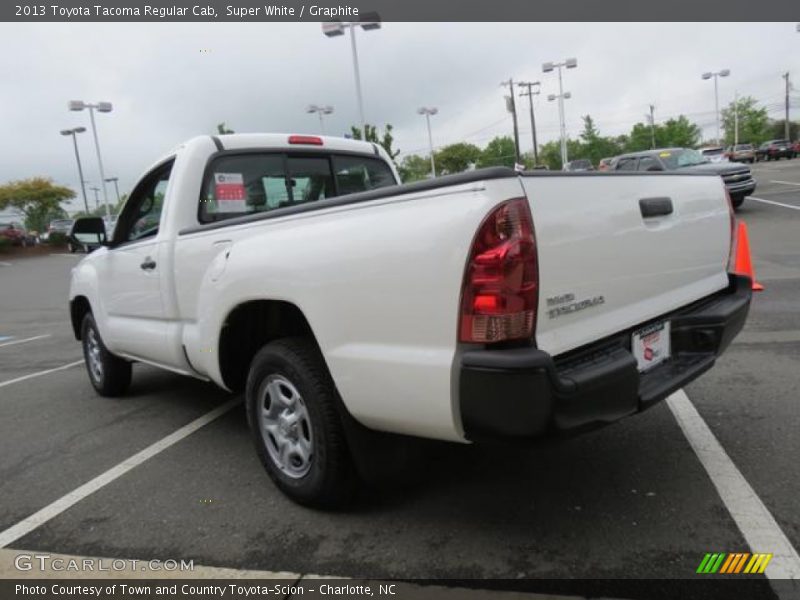 Super White / Graphite 2013 Toyota Tacoma Regular Cab