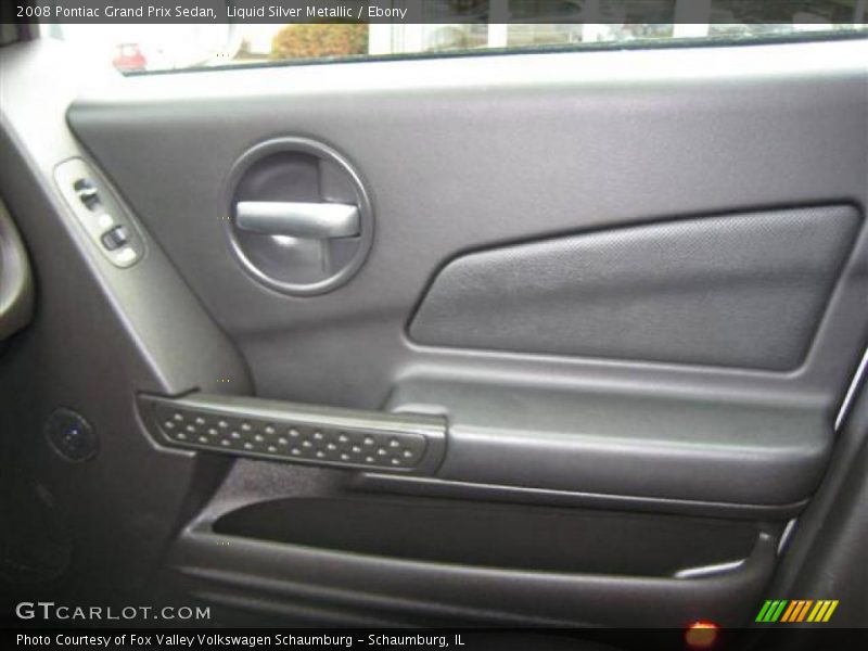 Liquid Silver Metallic / Ebony 2008 Pontiac Grand Prix Sedan