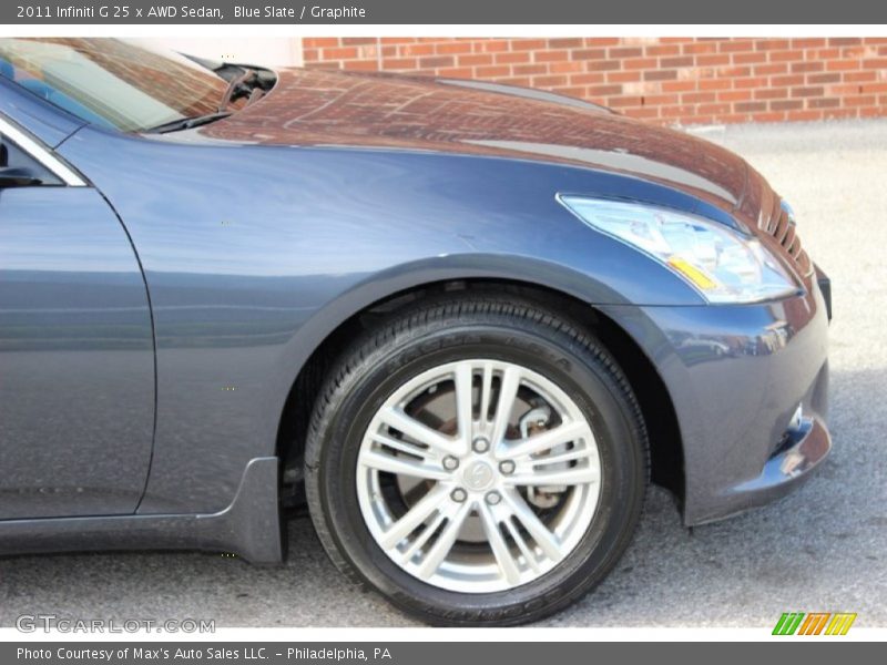 Blue Slate / Graphite 2011 Infiniti G 25 x AWD Sedan