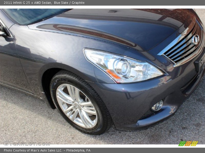 Blue Slate / Graphite 2011 Infiniti G 25 x AWD Sedan