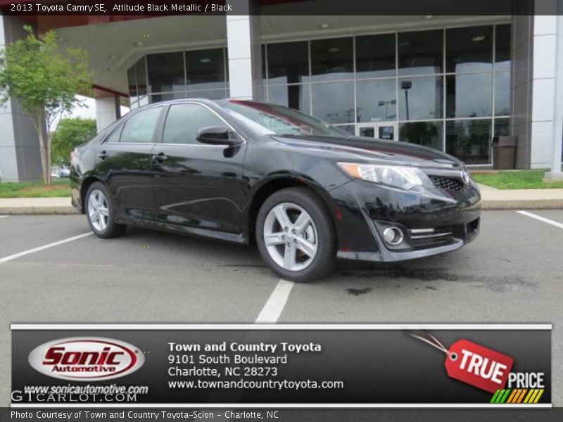 Attitude Black Metallic / Black 2013 Toyota Camry SE