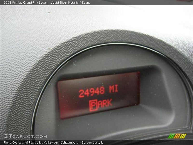 Liquid Silver Metallic / Ebony 2008 Pontiac Grand Prix Sedan