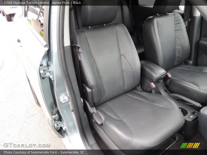 Alpine Frost / Black 2008 Hyundai Tucson Limited