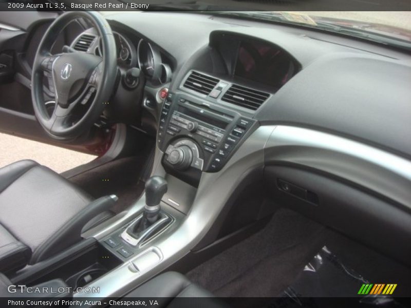 Basque Red Pearl / Ebony 2009 Acura TL 3.5