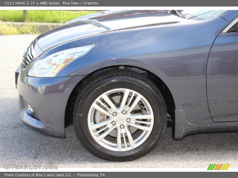 Blue Slate / Graphite 2011 Infiniti G 25 x AWD Sedan