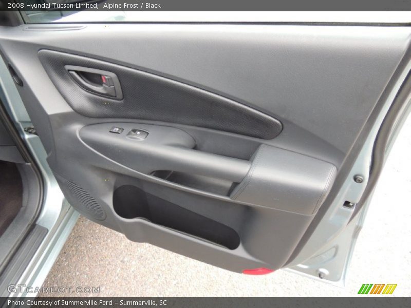 Alpine Frost / Black 2008 Hyundai Tucson Limited