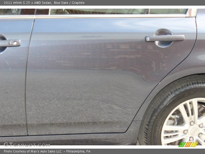 Blue Slate / Graphite 2011 Infiniti G 25 x AWD Sedan