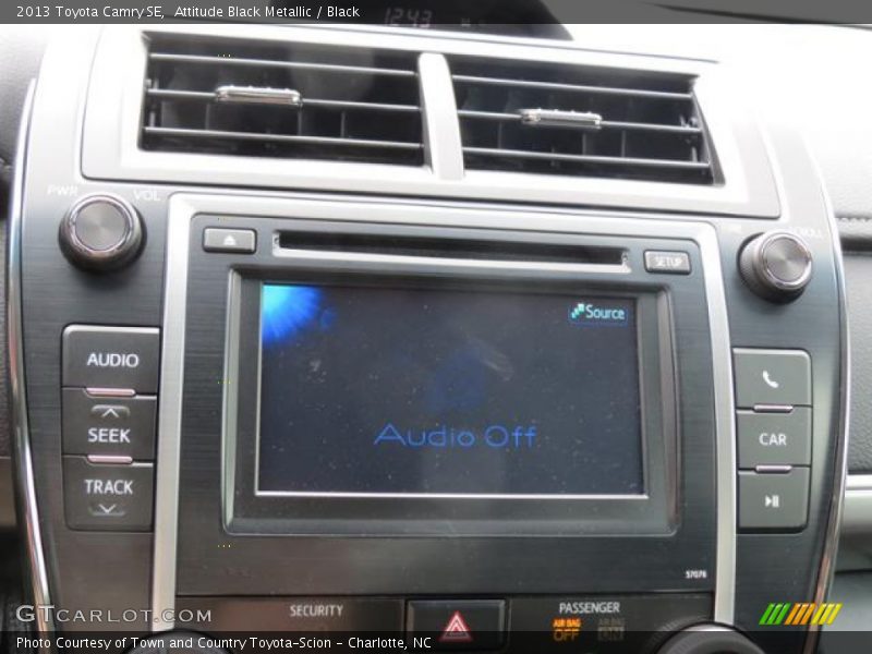 Attitude Black Metallic / Black 2013 Toyota Camry SE