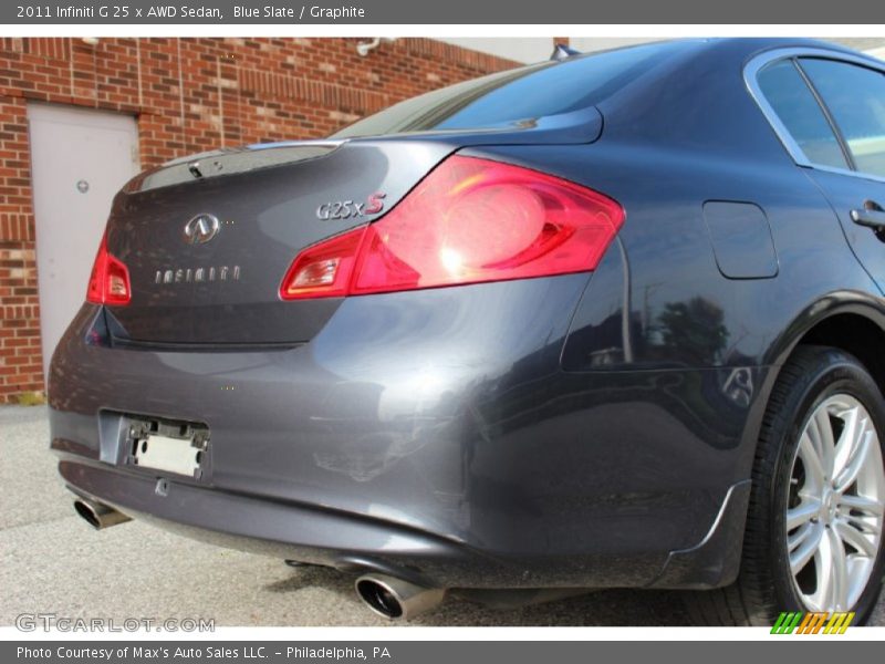 Blue Slate / Graphite 2011 Infiniti G 25 x AWD Sedan