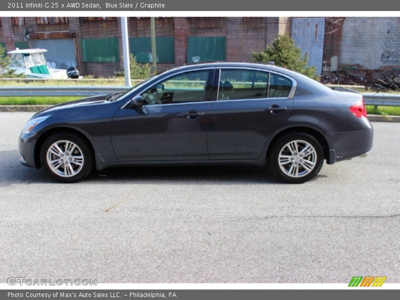 Blue Slate / Graphite 2011 Infiniti G 25 x AWD Sedan