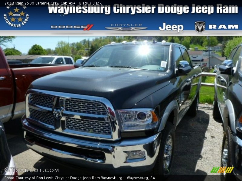 Black / Black 2013 Ram 2500 Laramie Crew Cab 4x4