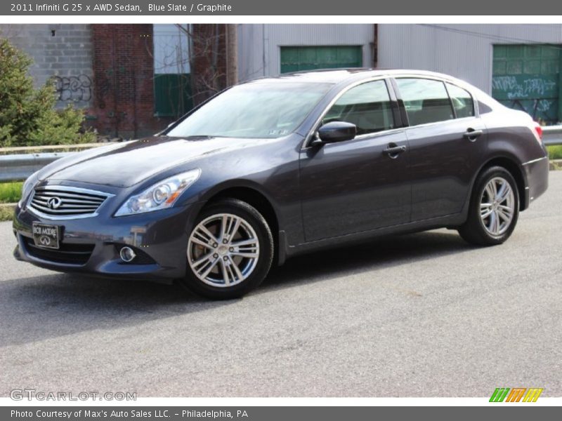 Blue Slate / Graphite 2011 Infiniti G 25 x AWD Sedan