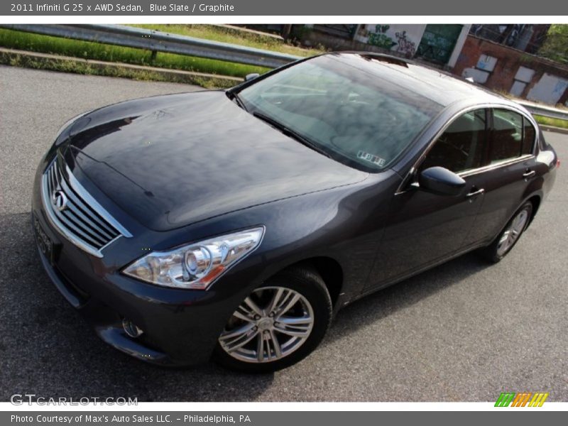 Blue Slate / Graphite 2011 Infiniti G 25 x AWD Sedan