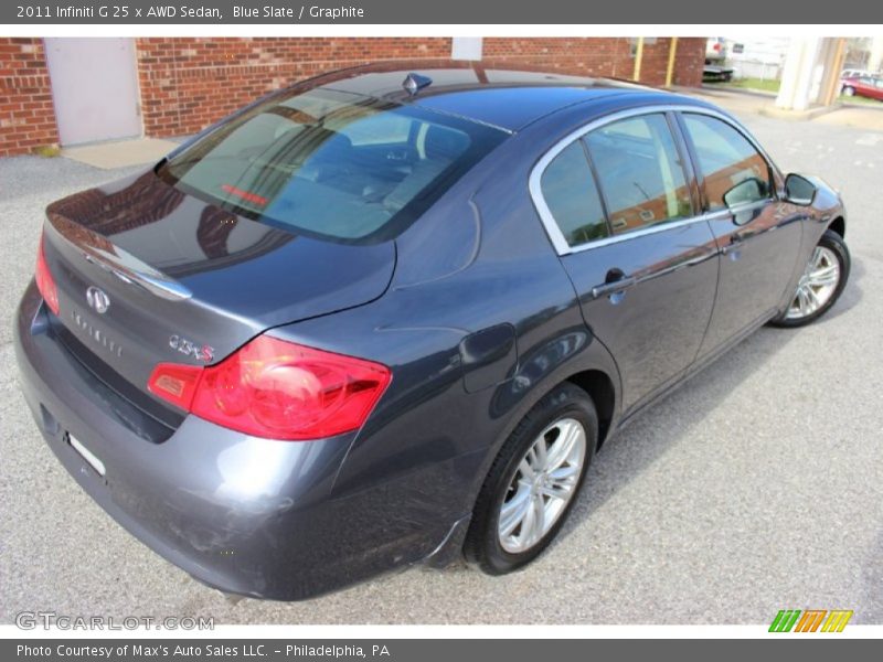 Blue Slate / Graphite 2011 Infiniti G 25 x AWD Sedan