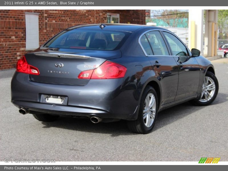 Blue Slate / Graphite 2011 Infiniti G 25 x AWD Sedan