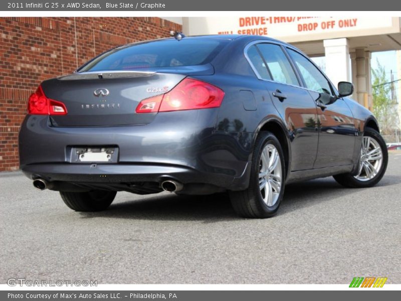 Blue Slate / Graphite 2011 Infiniti G 25 x AWD Sedan