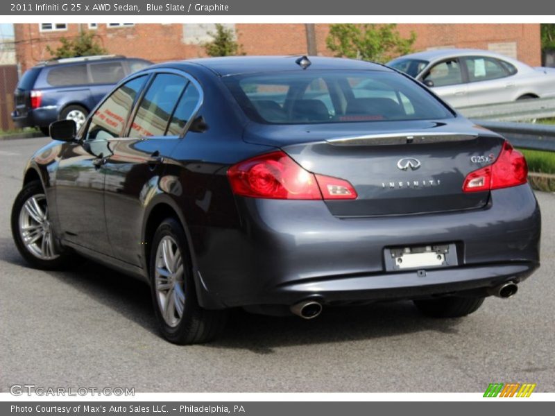 Blue Slate / Graphite 2011 Infiniti G 25 x AWD Sedan