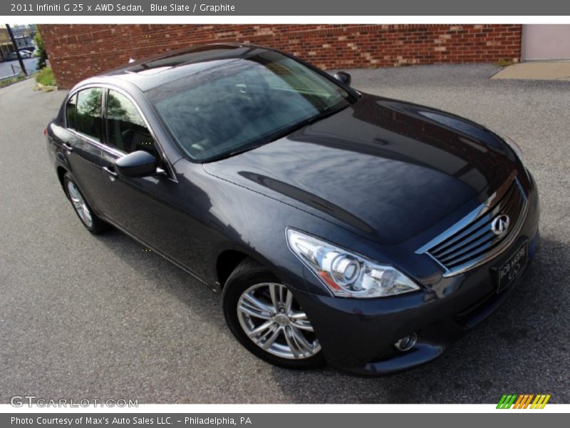 Blue Slate / Graphite 2011 Infiniti G 25 x AWD Sedan