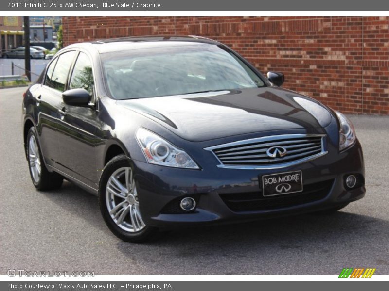 Blue Slate / Graphite 2011 Infiniti G 25 x AWD Sedan