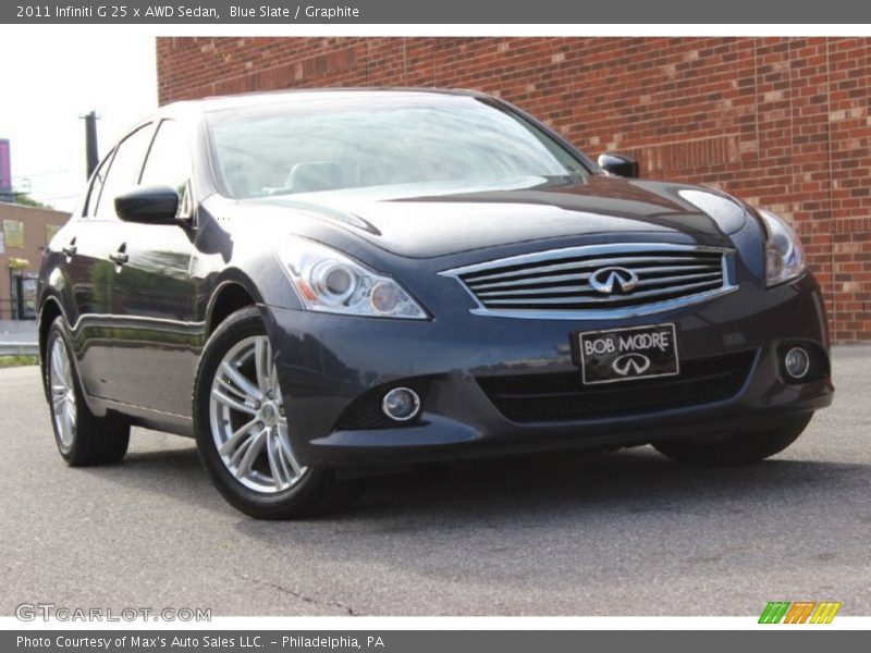 Blue Slate / Graphite 2011 Infiniti G 25 x AWD Sedan
