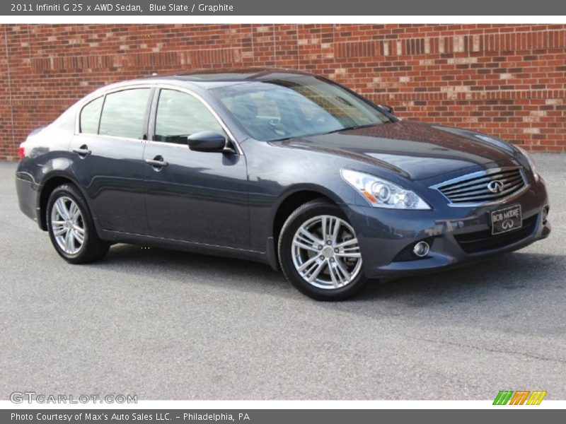 Blue Slate / Graphite 2011 Infiniti G 25 x AWD Sedan