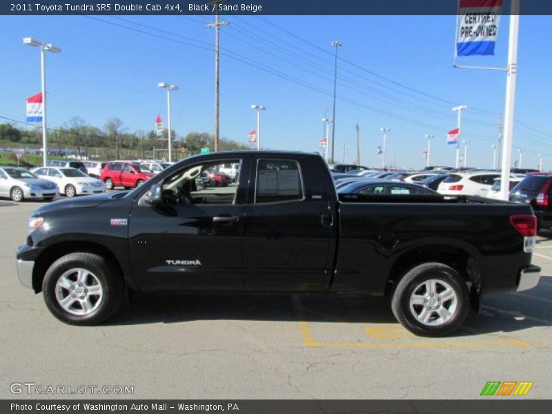 Black / Sand Beige 2011 Toyota Tundra SR5 Double Cab 4x4