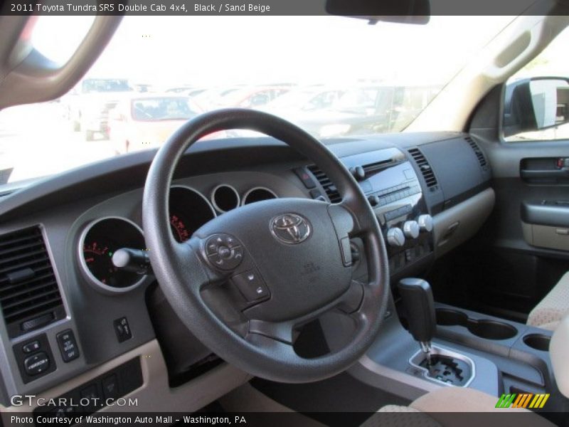 Black / Sand Beige 2011 Toyota Tundra SR5 Double Cab 4x4