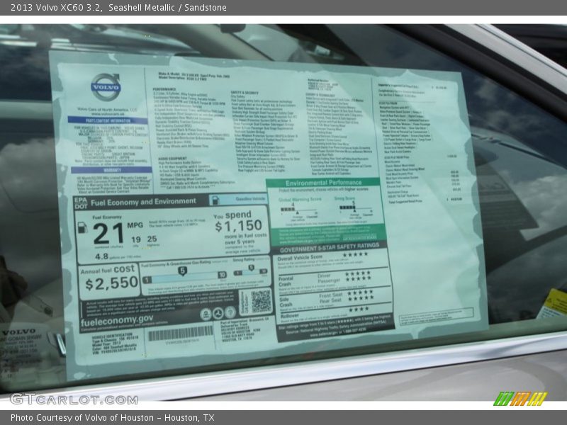 Seashell Metallic / Sandstone 2013 Volvo XC60 3.2