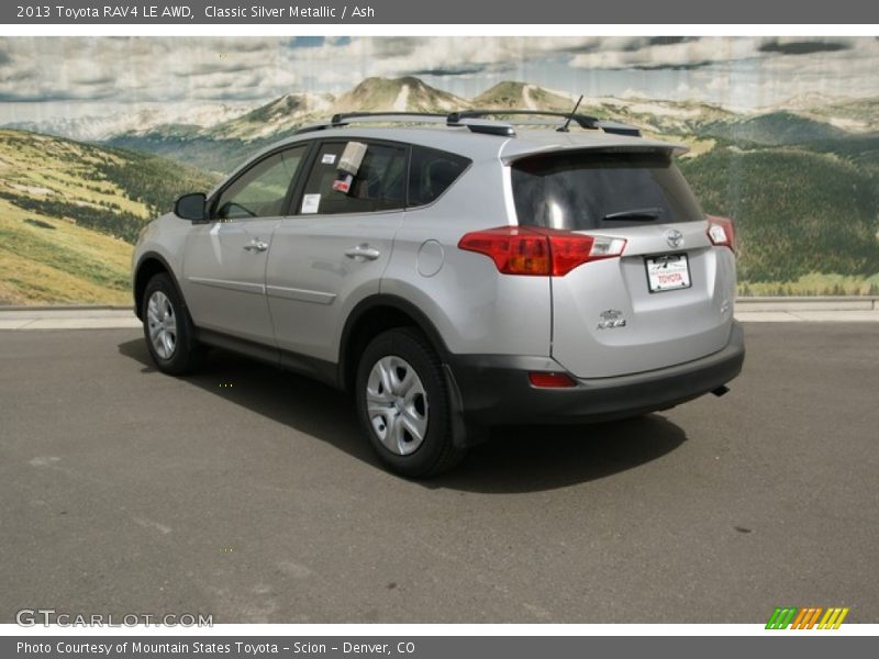 Classic Silver Metallic / Ash 2013 Toyota RAV4 LE AWD