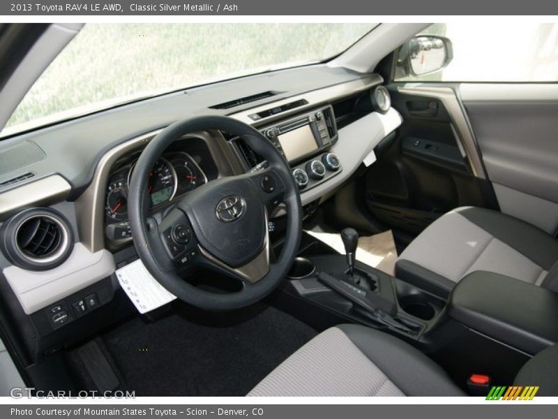 Classic Silver Metallic / Ash 2013 Toyota RAV4 LE AWD