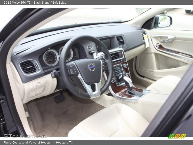 Black Stone / Soft Beige 2013 Volvo S60 T5
