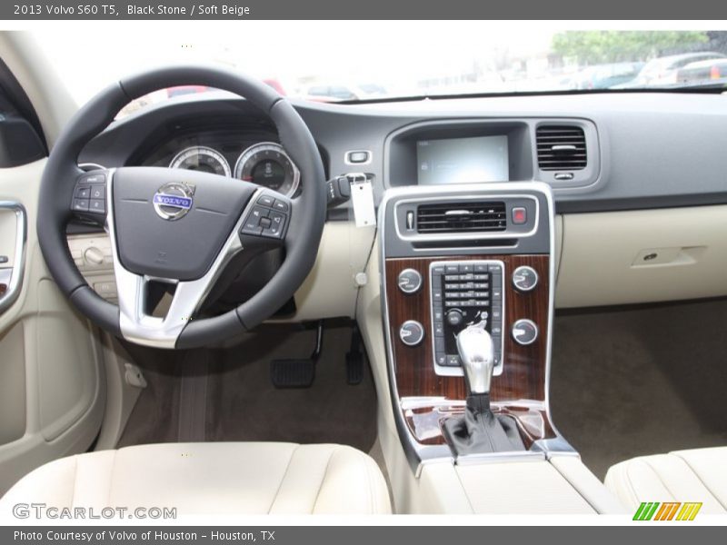 Black Stone / Soft Beige 2013 Volvo S60 T5