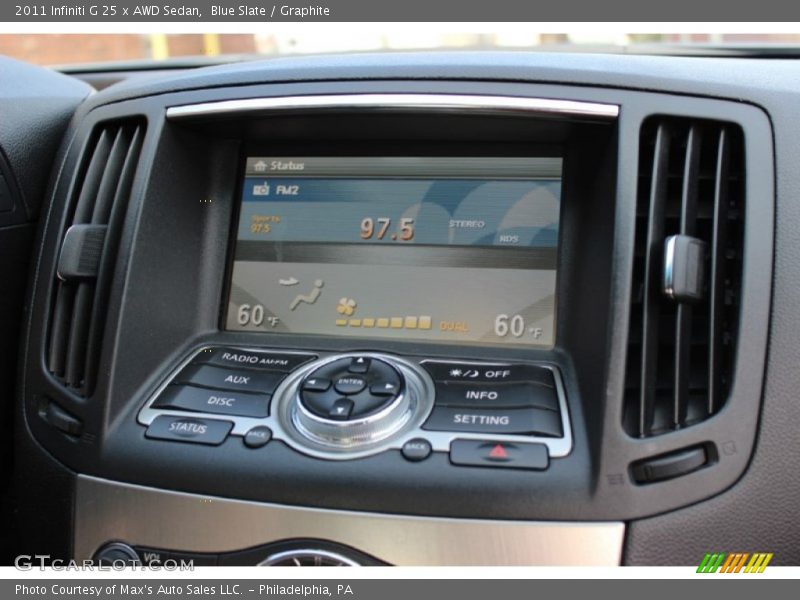 Blue Slate / Graphite 2011 Infiniti G 25 x AWD Sedan