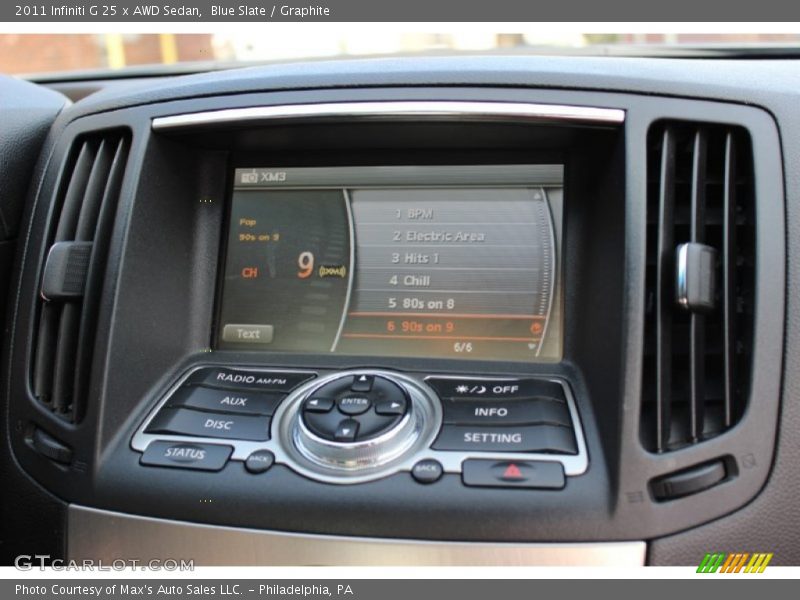 Blue Slate / Graphite 2011 Infiniti G 25 x AWD Sedan