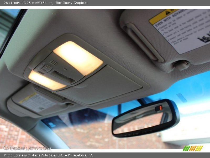 Blue Slate / Graphite 2011 Infiniti G 25 x AWD Sedan