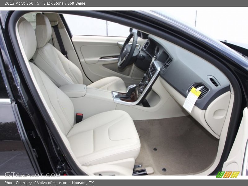 Black Stone / Soft Beige 2013 Volvo S60 T5