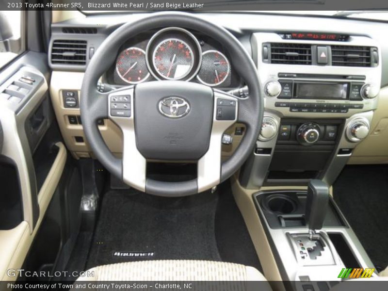 Blizzard White Pearl / Sand Beige Leather 2013 Toyota 4Runner SR5