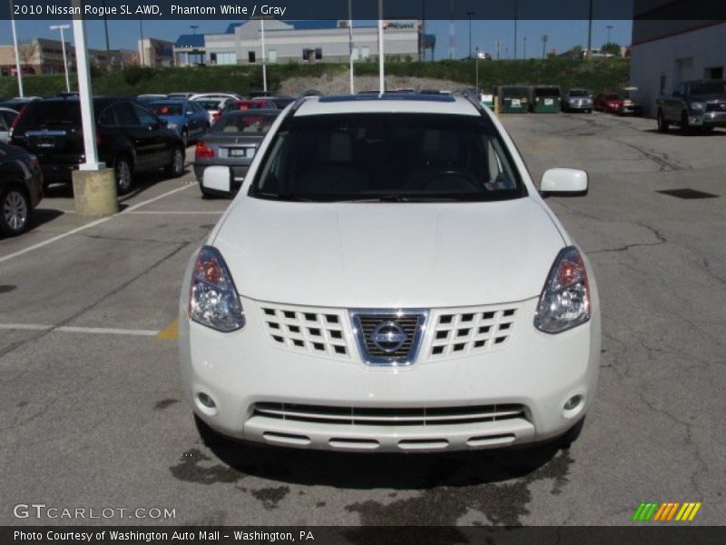 Phantom White / Gray 2010 Nissan Rogue SL AWD