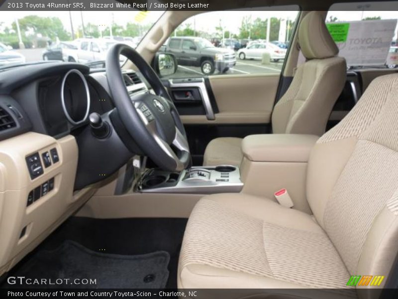 Blizzard White Pearl / Sand Beige Leather 2013 Toyota 4Runner SR5