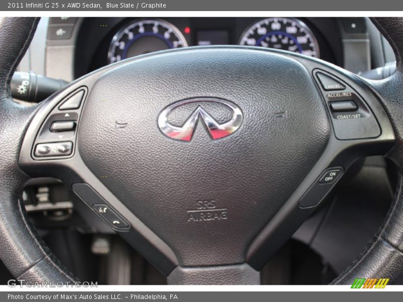 Blue Slate / Graphite 2011 Infiniti G 25 x AWD Sedan