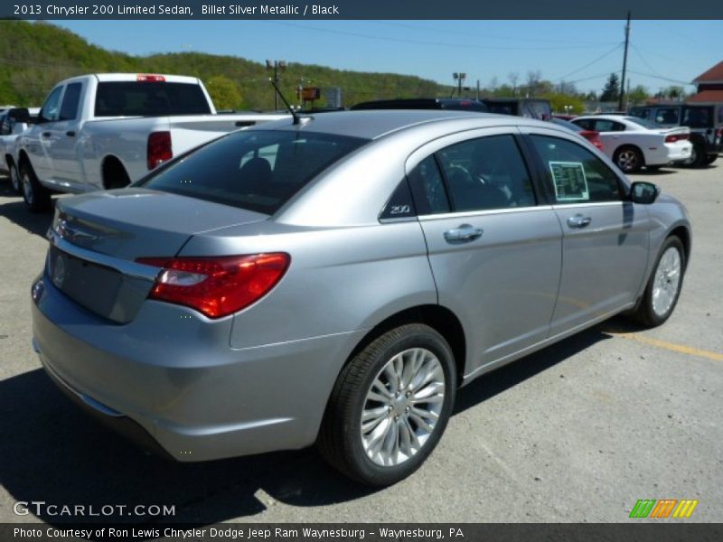 Billet Silver Metallic / Black 2013 Chrysler 200 Limited Sedan