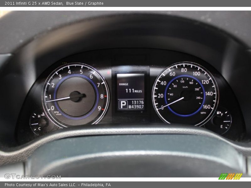 Blue Slate / Graphite 2011 Infiniti G 25 x AWD Sedan