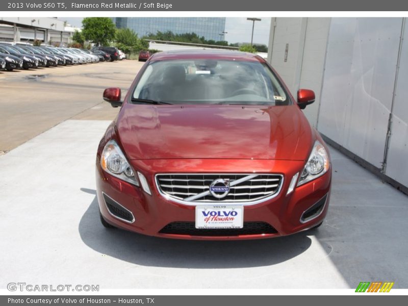 Flamenco Red Metallic / Soft Beige 2013 Volvo S60 T5