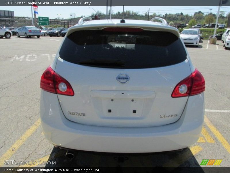 Phantom White / Gray 2010 Nissan Rogue SL AWD