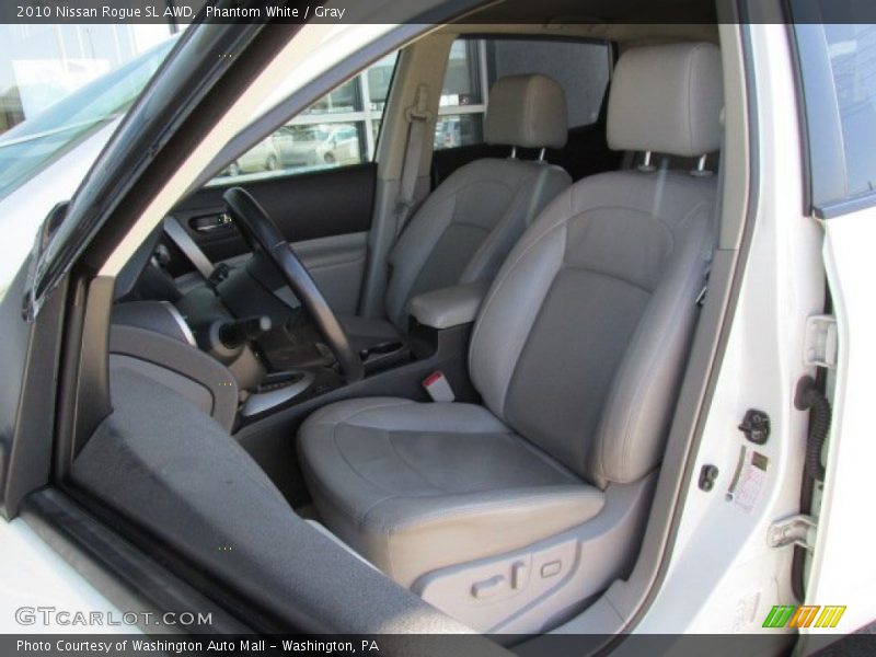 Phantom White / Gray 2010 Nissan Rogue SL AWD