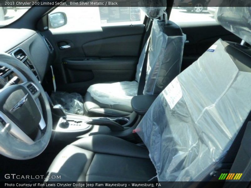 Billet Silver Metallic / Black 2013 Chrysler 200 Limited Sedan