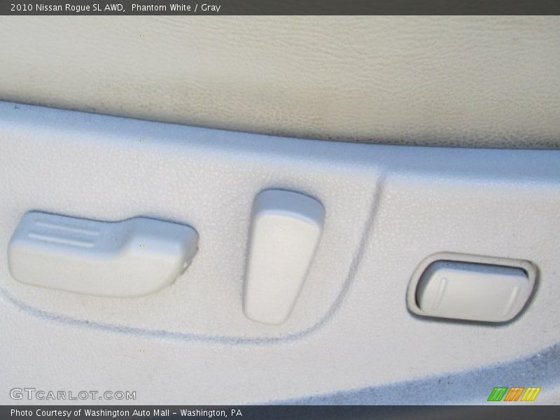 Phantom White / Gray 2010 Nissan Rogue SL AWD
