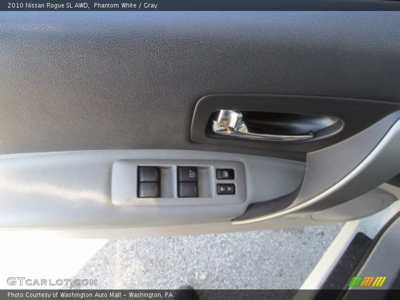 Phantom White / Gray 2010 Nissan Rogue SL AWD