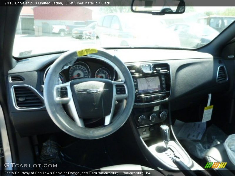 Billet Silver Metallic / Black 2013 Chrysler 200 Limited Sedan