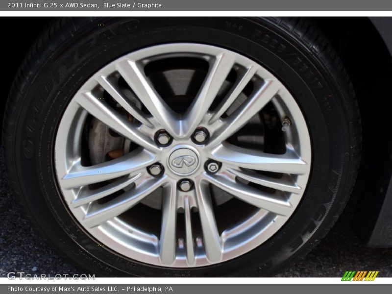 Blue Slate / Graphite 2011 Infiniti G 25 x AWD Sedan